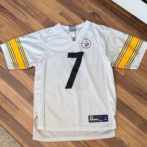 Pittsburgh Steelers Kids White Football Jersey - Number 7